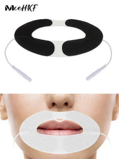 1PCS Lips Electrode Pad for Massager Non Woven Fabric Replacement Electrode Patch Accessory for Pulse Massager Electrode Pad